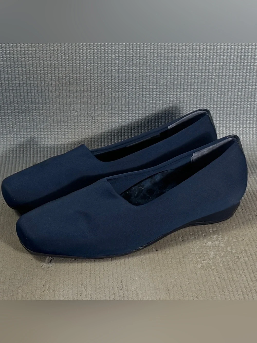 Vionic Women's Powell Demi Wedge Casual Shoes Blue Size 7.5